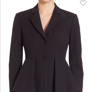 Theory Braneve Peplum Blazer Black